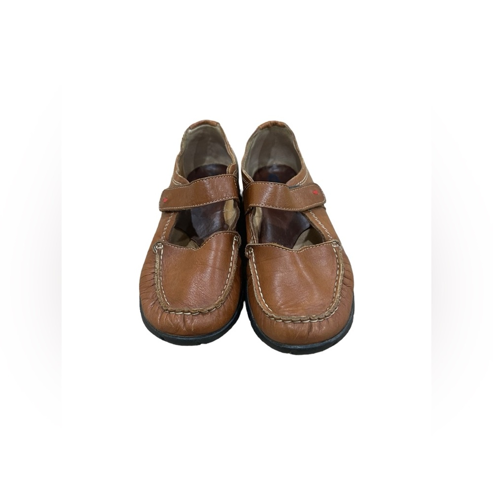 Wolky Passion Brown  Leather‎ Mary Jane Shoes Size 7.5 EU 38